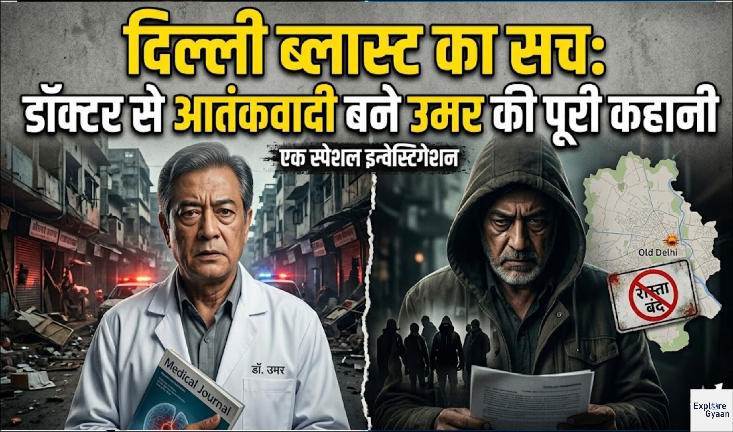 दिल्ली ब्लास्ट का सच: डॉक्टर से आतंकवादी बने उमर की पूरी कहानी
