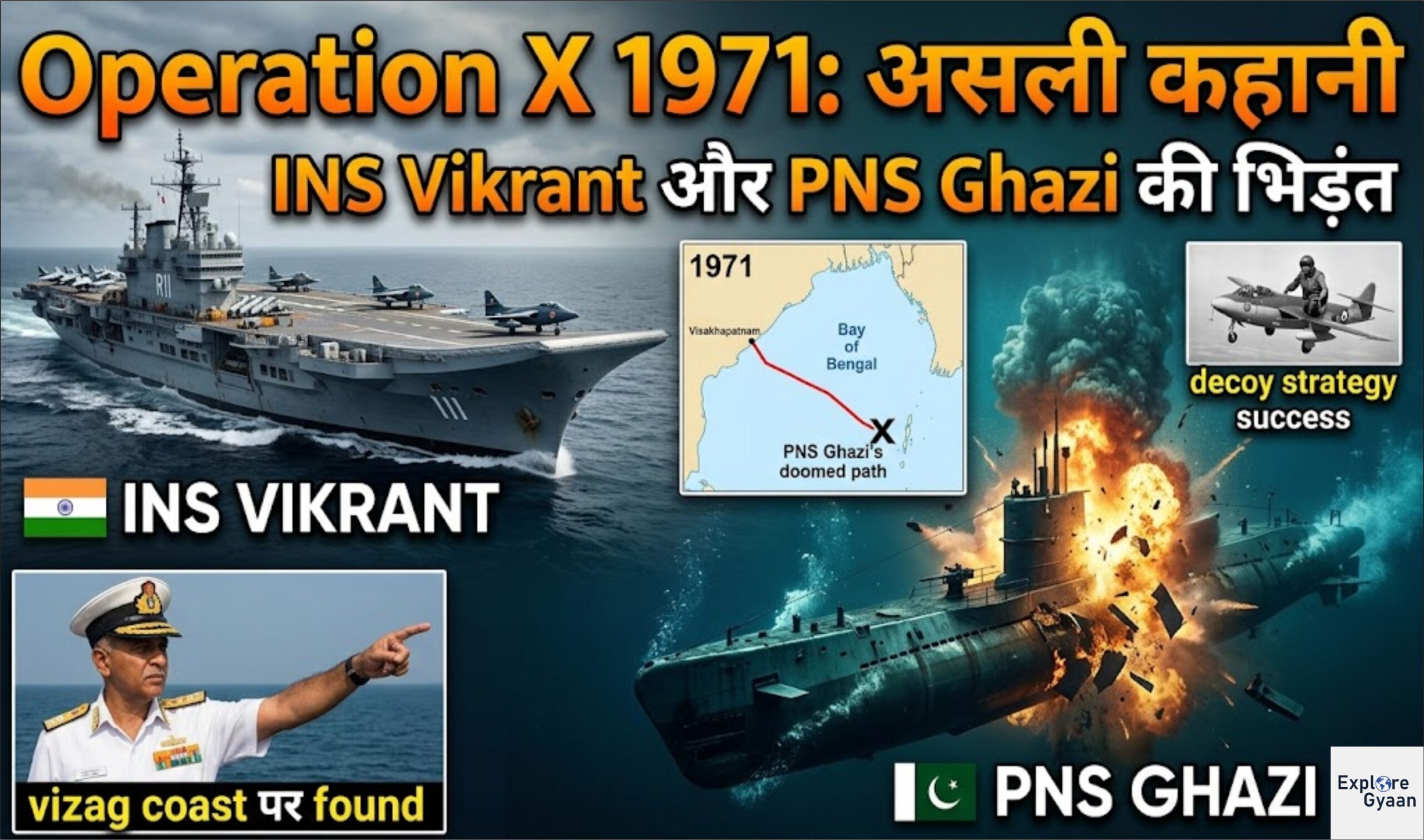Operation X 1971: INS Vikrant और PNS Ghazi की असली कहानी