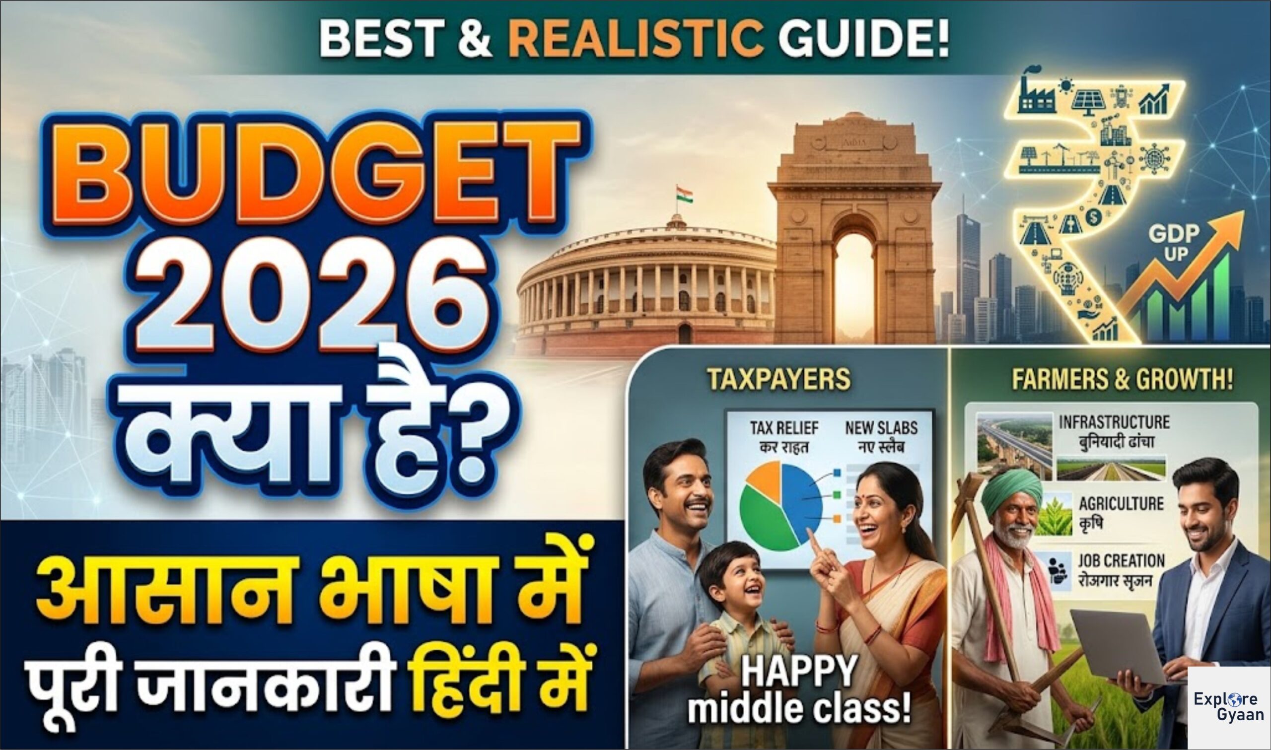 Budget 2026 क्या है? आसान भाषा में पूरी जानकारी हिंदी में