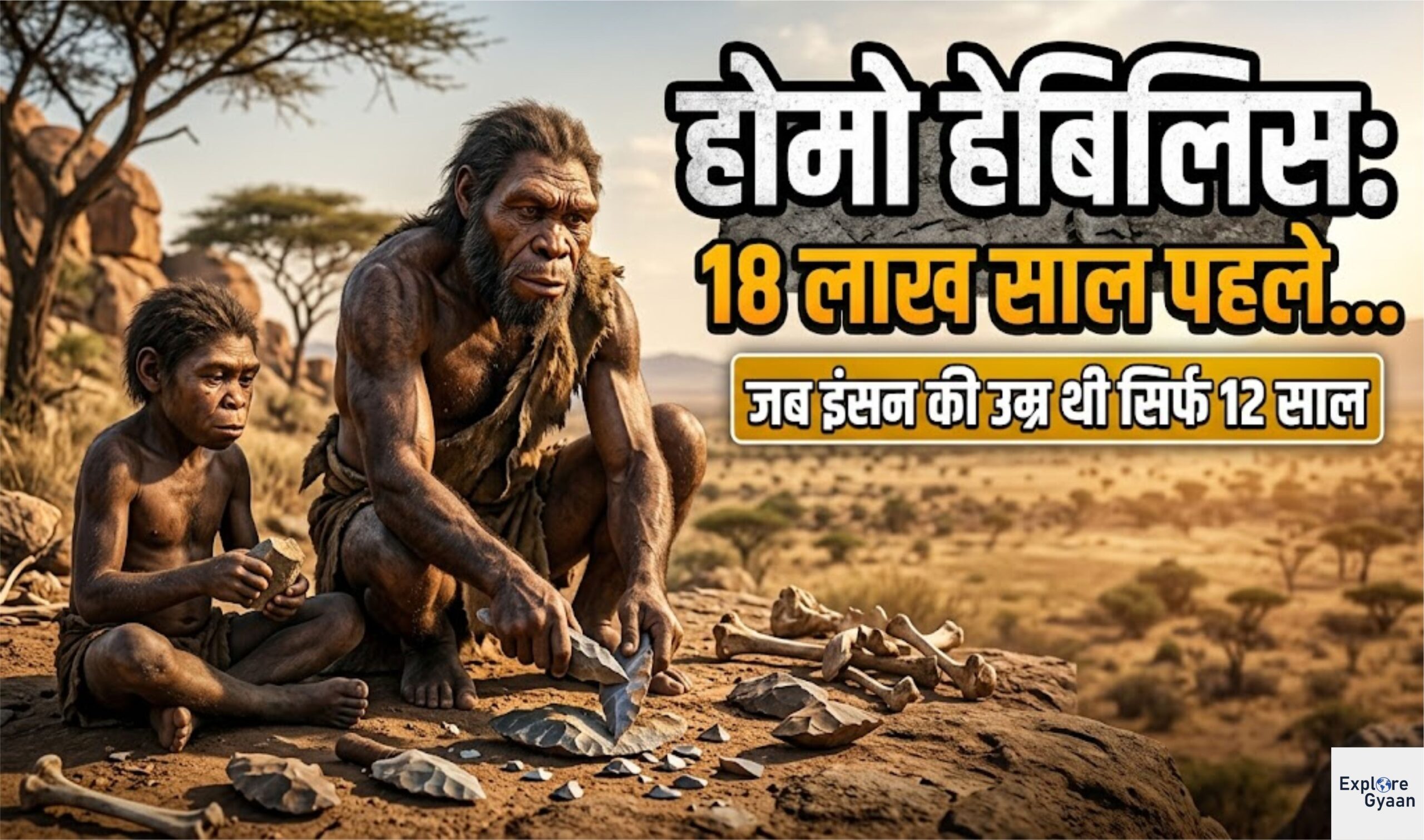 होमो हेबिलिस: 18 लाख साल पहले जब इंसान की उम्र थी सिर्फ 12 साल