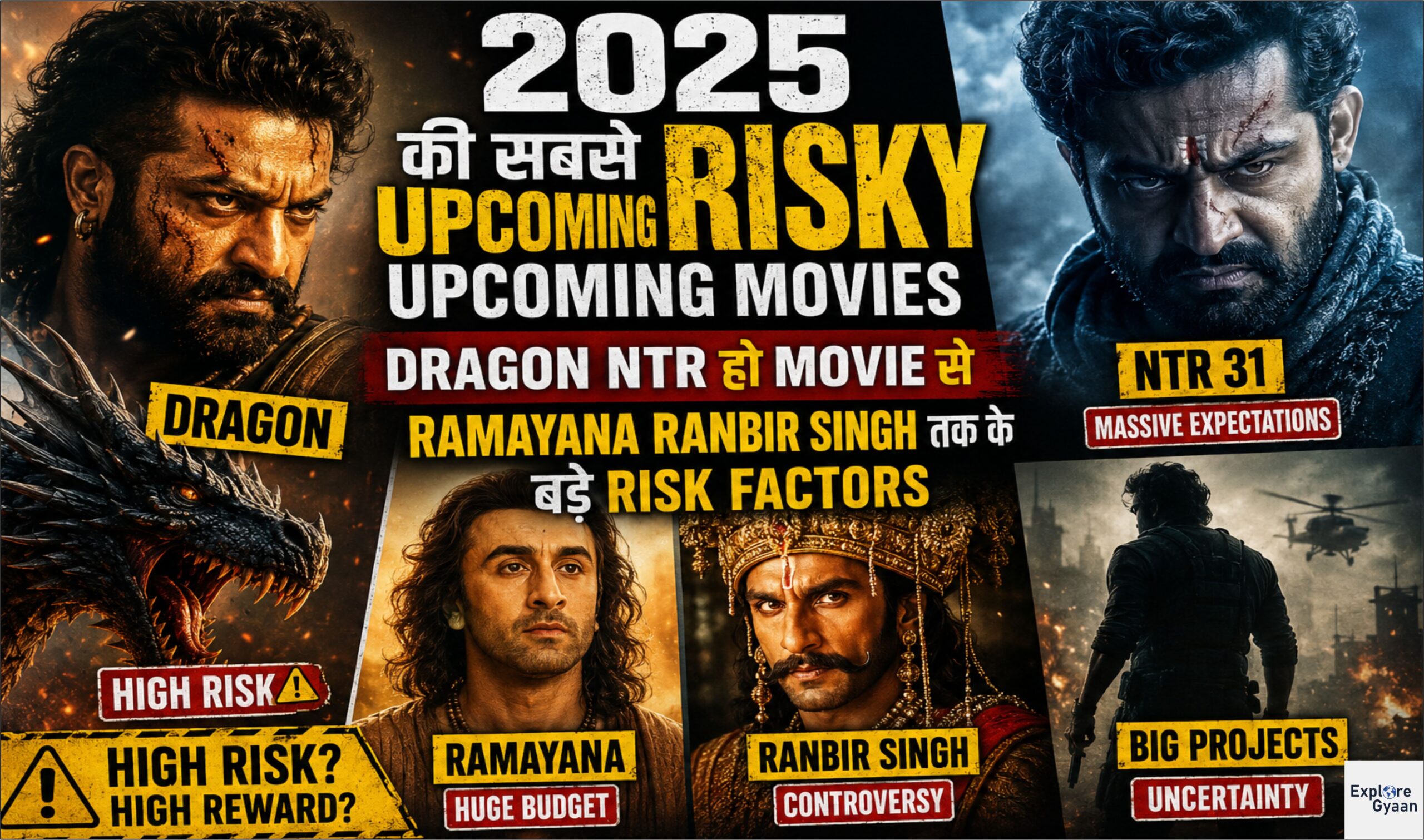 2025 की सबसे Risky Upcoming Movies: Dragon से Ramayana तक के बड़े Risk Factors