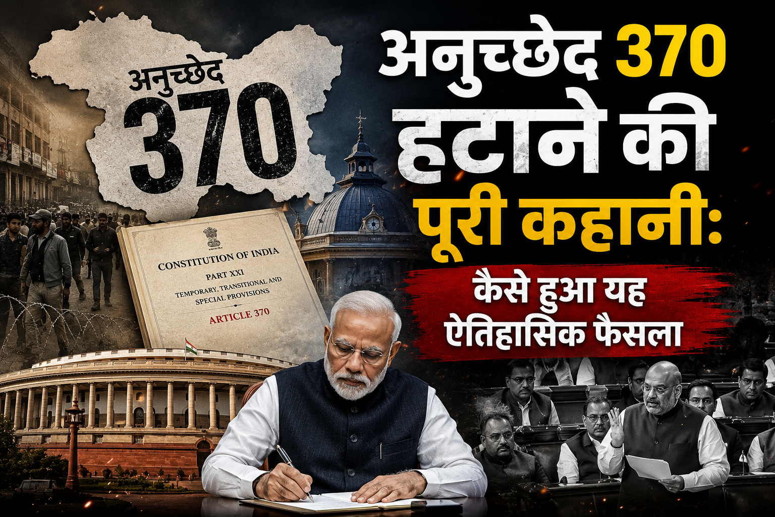 अनुच्छेद 370 हटाने की पूरी कहानी: कैसे हुआ यह ऐतिहासिक फैसला